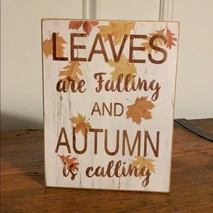 🍂 Wooden Sign 🍁